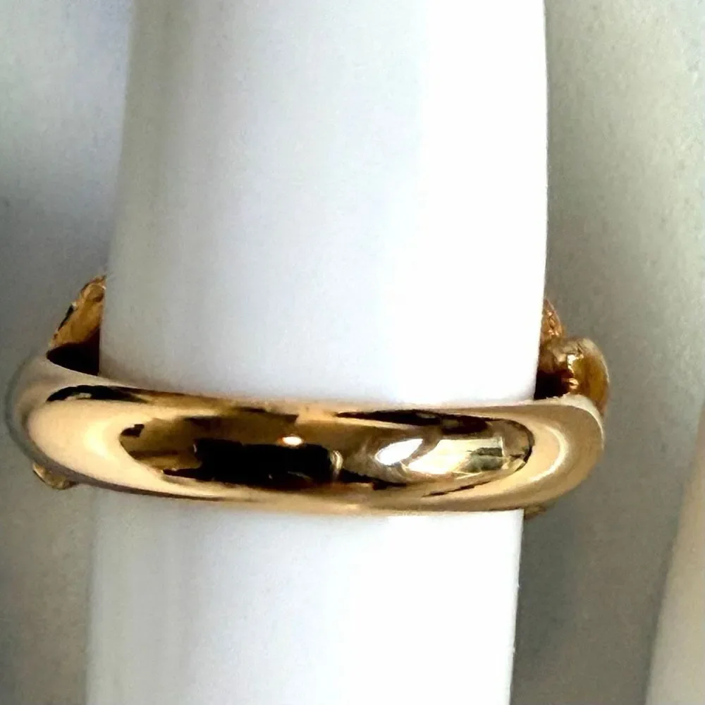 Vintage Avon Faux Pearl Bypass Ring